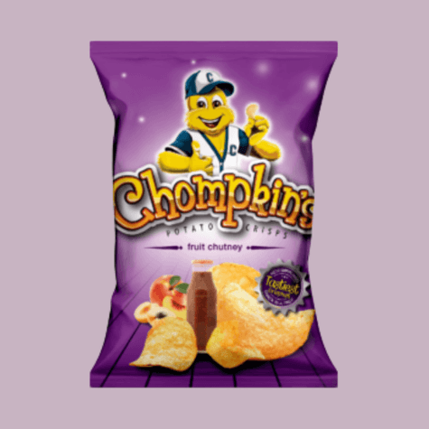 Chompkins chips fruit chutney